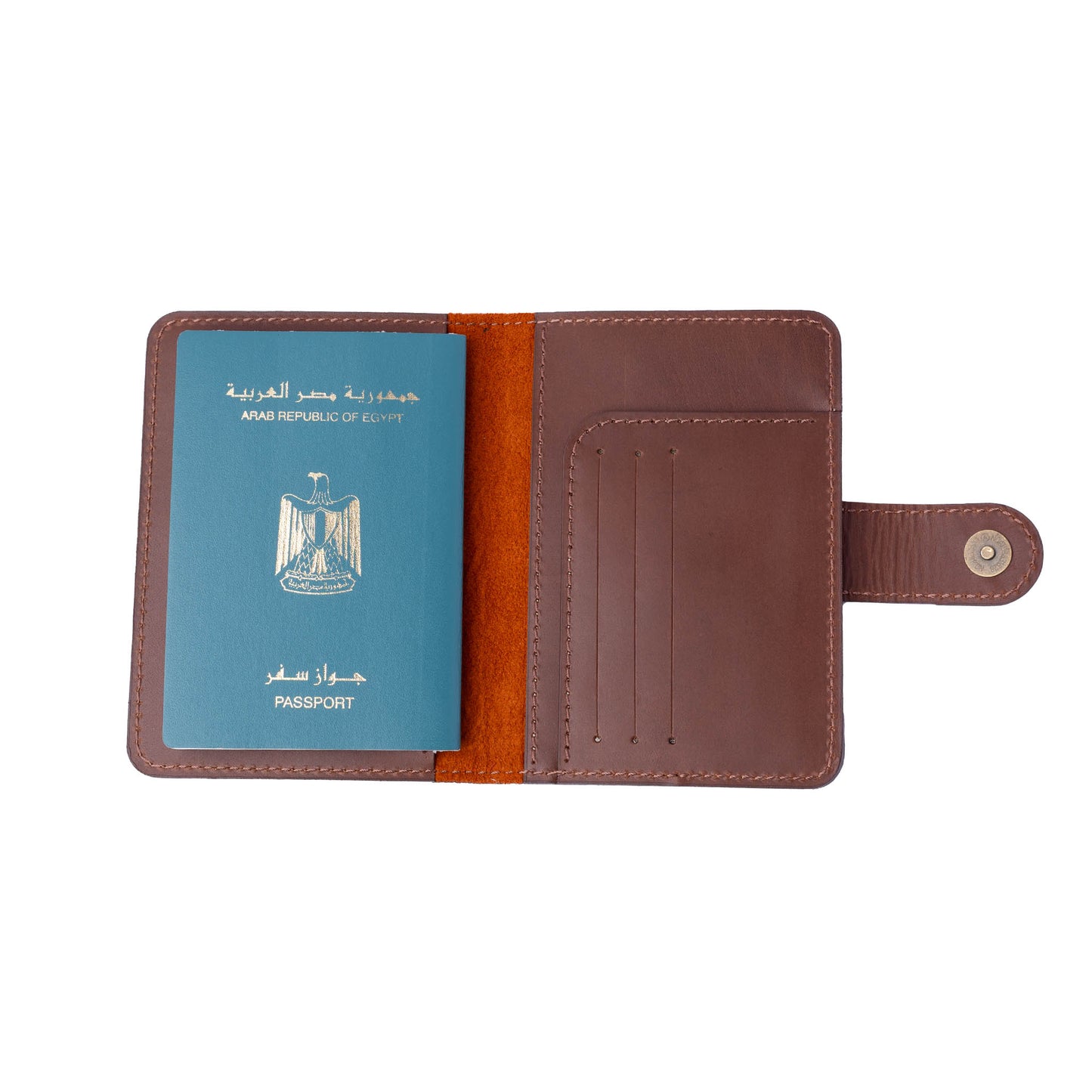 Passport Holder Brown