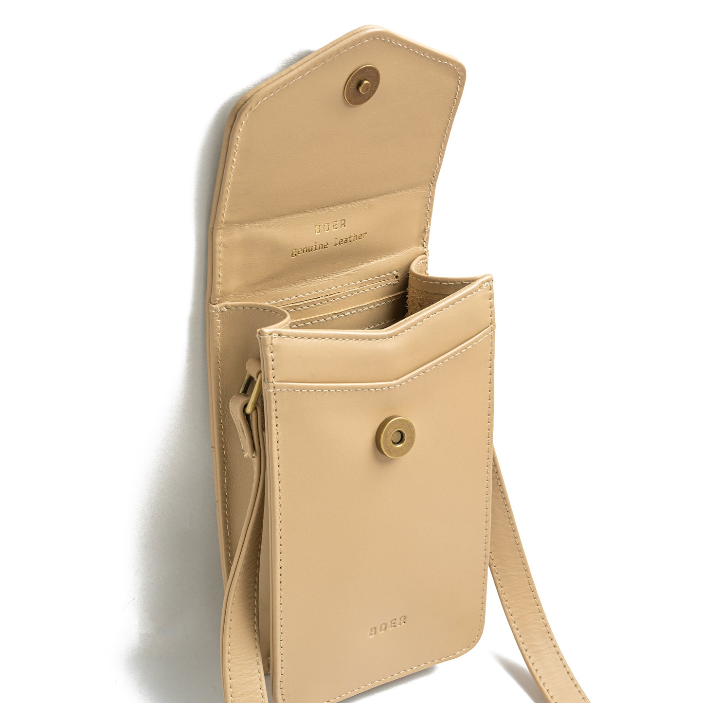 Mini Willow Mobile Bag - Beige