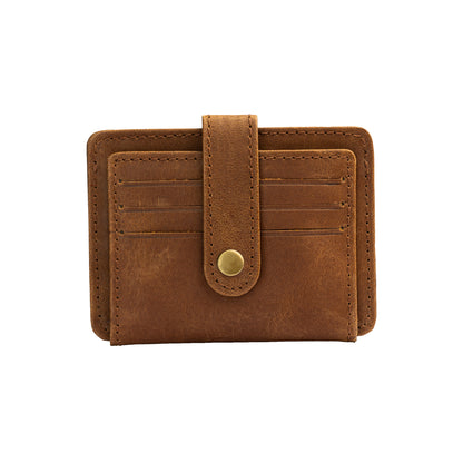 Bifold Card Holder Brown
