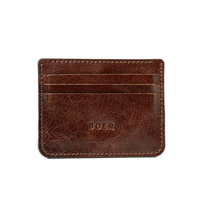 Card Holder Brown ( Vegetable Tanning )