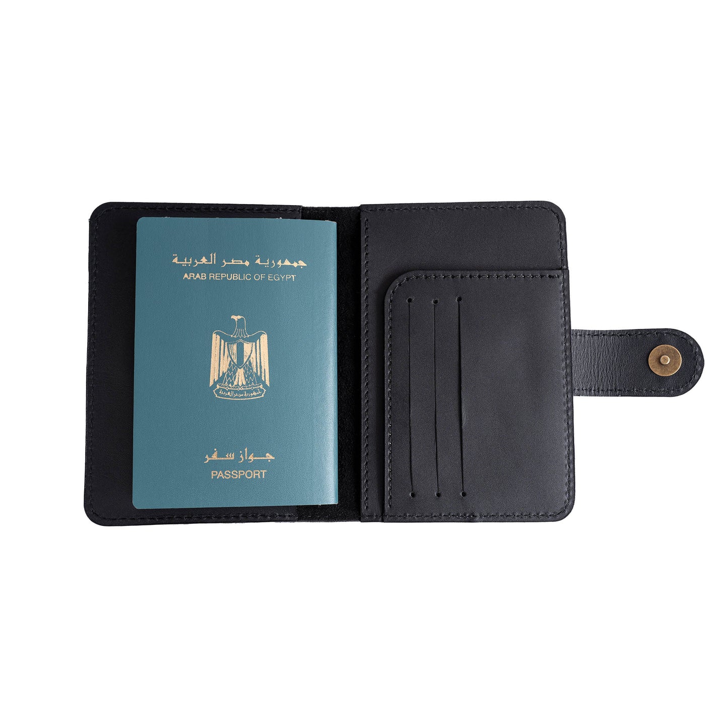 Passport Holder Black