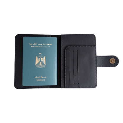 Passport Holder Black