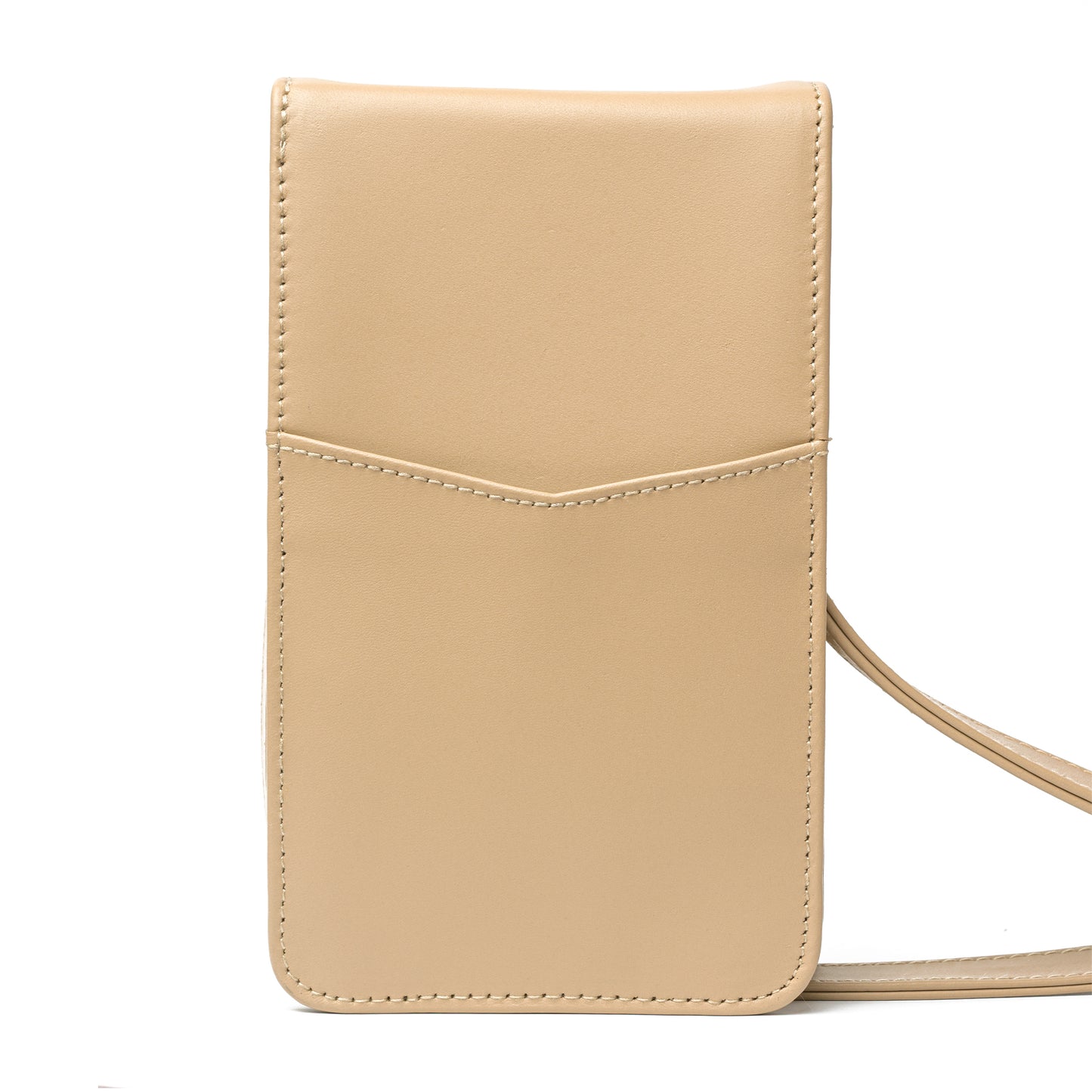 Mini Willow Mobile Bag - Beige